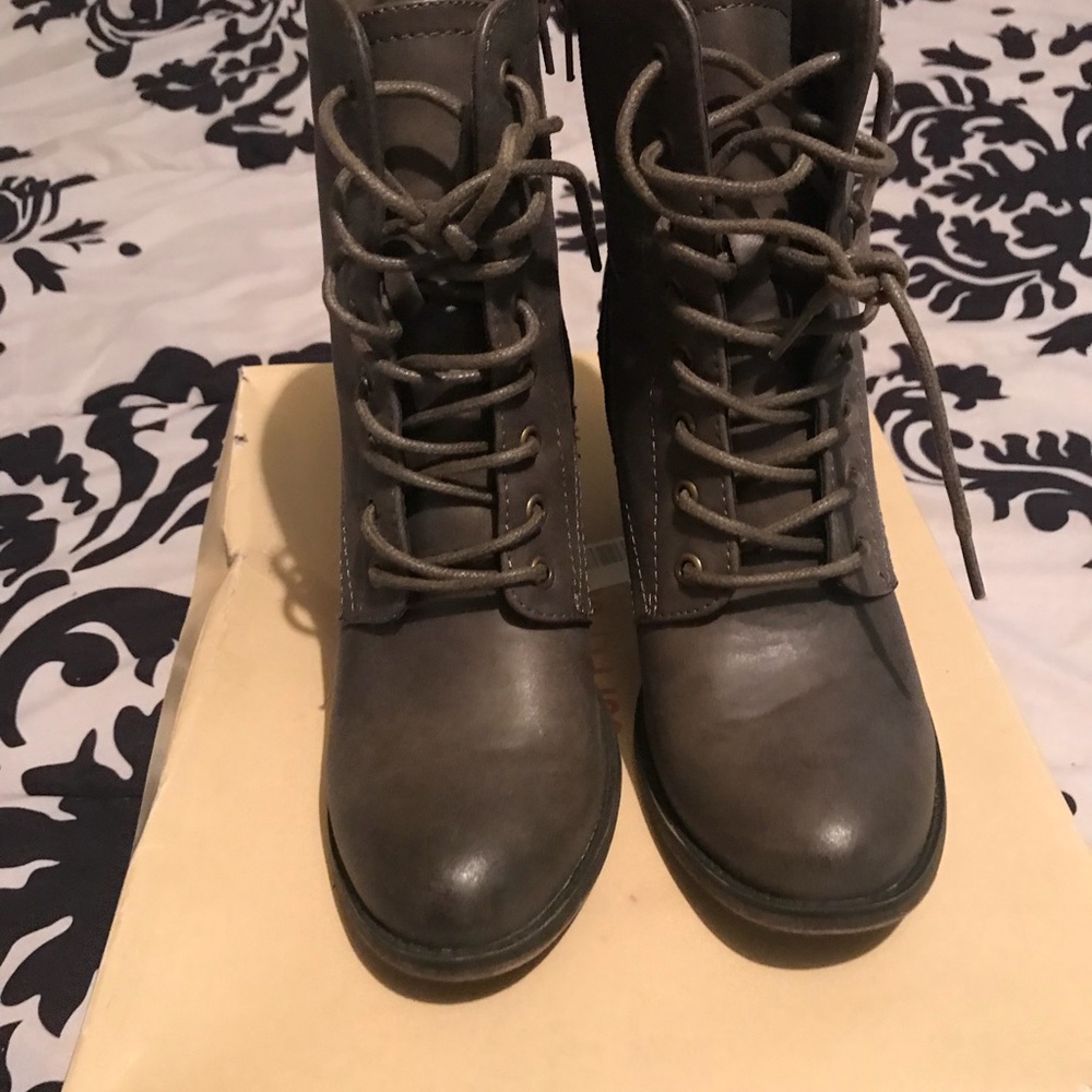 Lace Up Booties - Picture 2 of 5